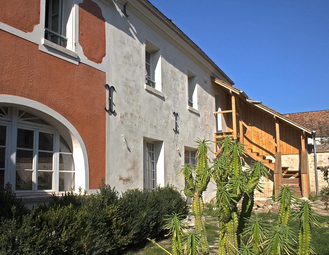 vue du gîte depuis le cactus